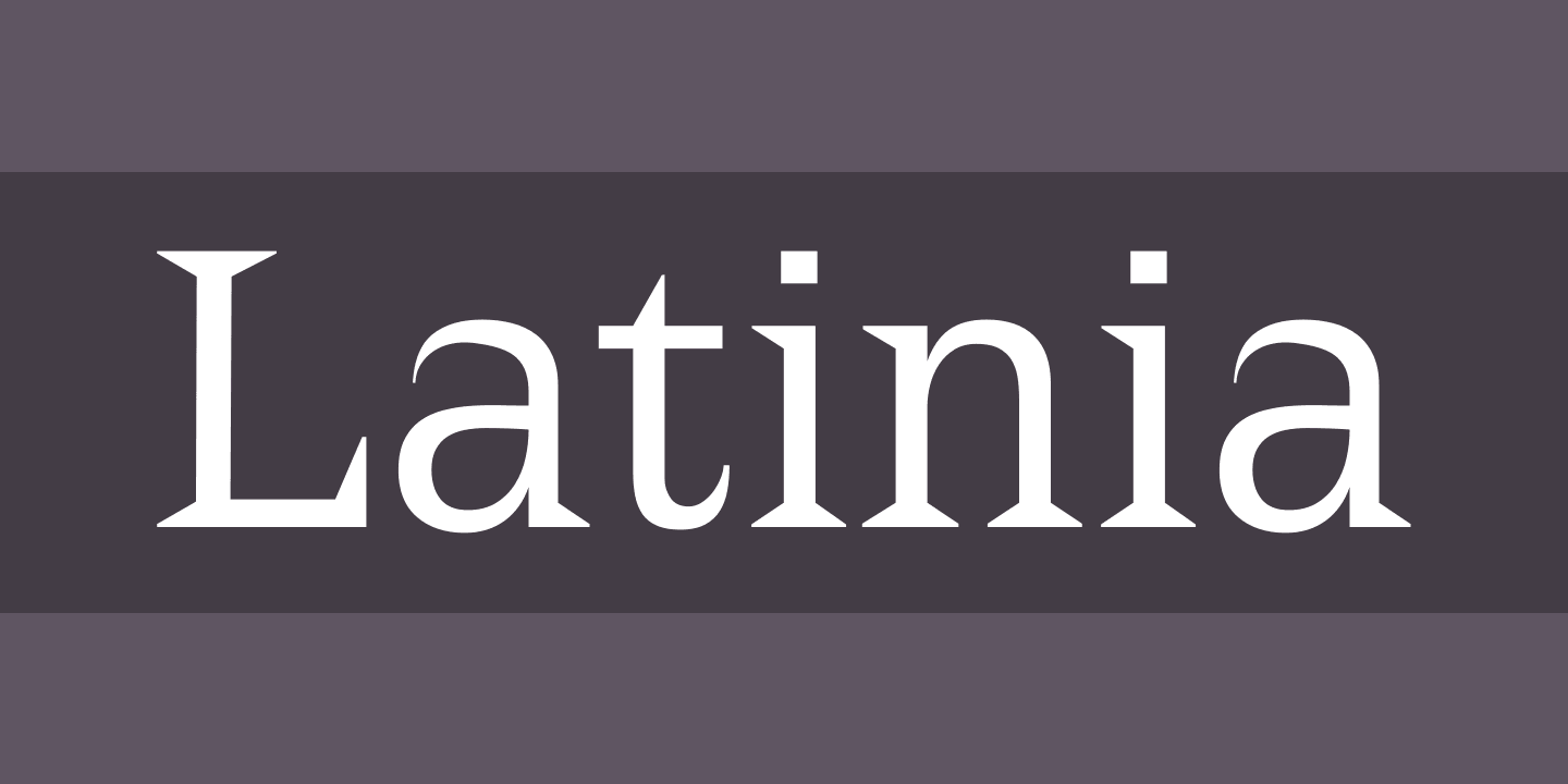 Font Latinia